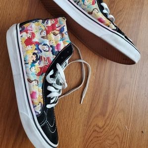 DISNEY Vans 8.5 Princess SK8 Hi Top black